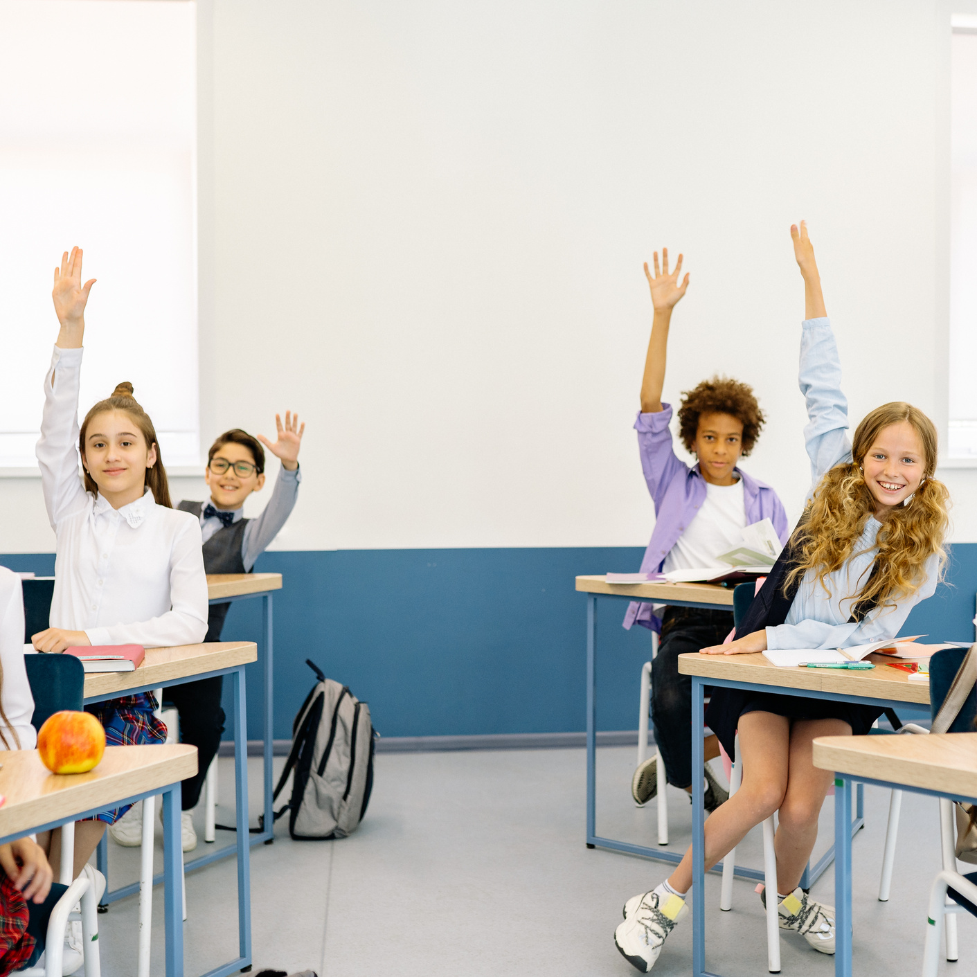 Students Participating in Class